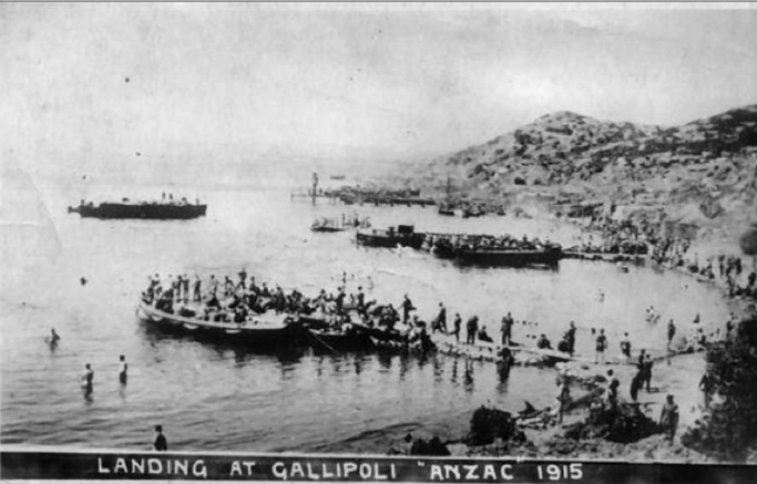 Gallipoli landing 1915
