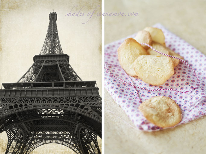 Almond tuiles in Paris