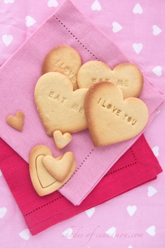 Letterpress cookies Shades of Cinnamon