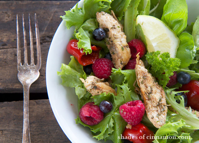 Chicken Berry salad