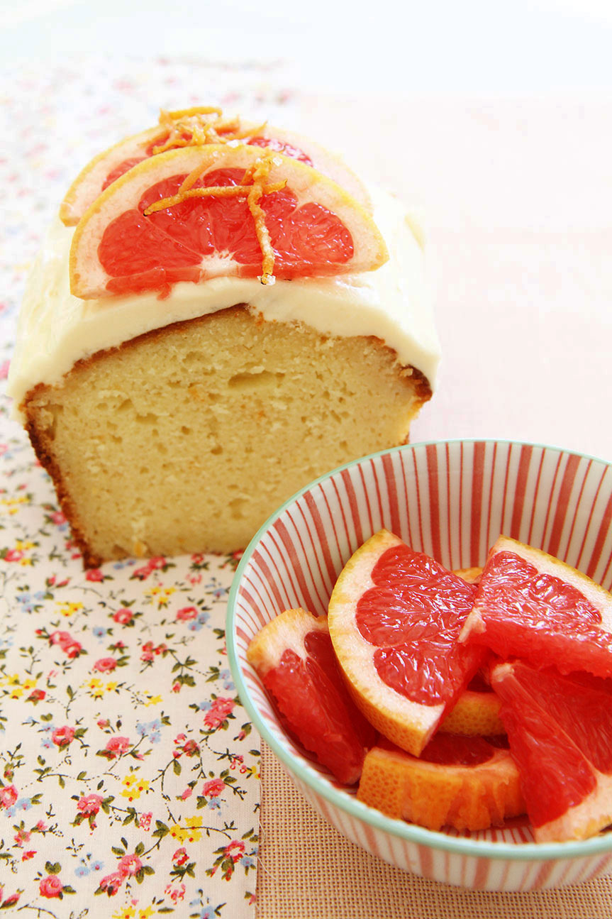 Ruby Grapefruit Yogurt Cake Shades of Cinnamon