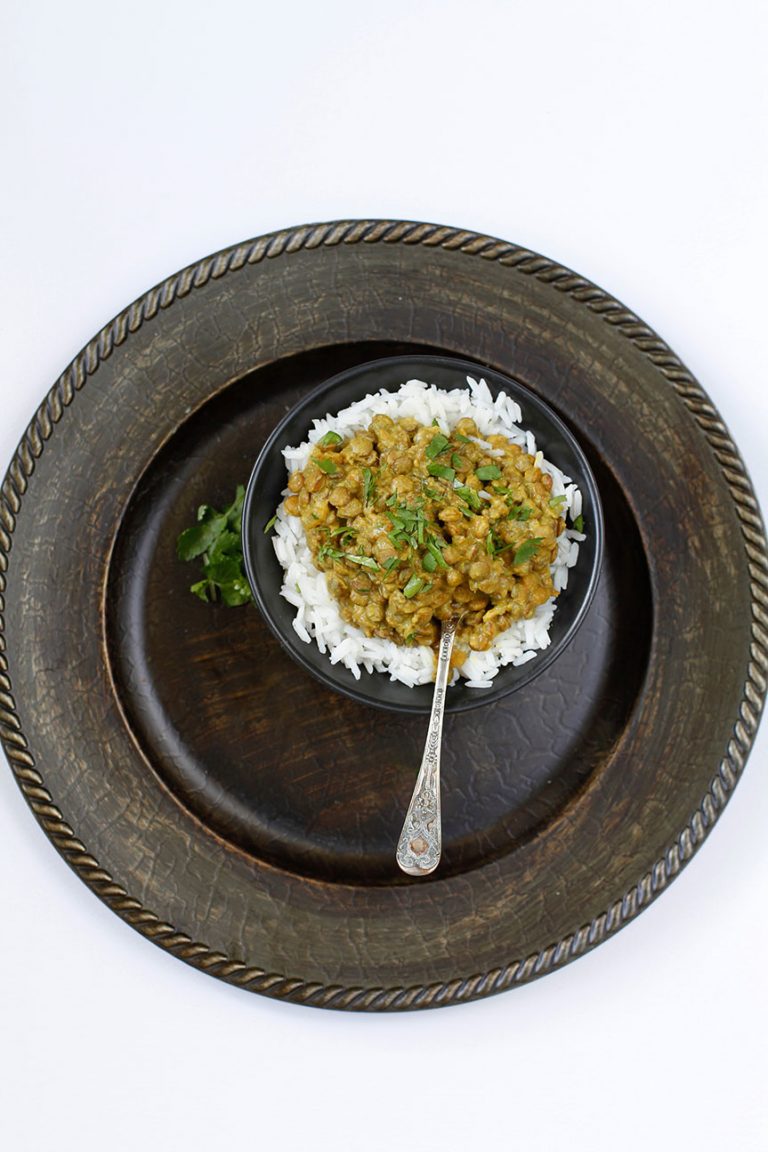 Coconut Green Lentil Curry Shades of Cinnamon