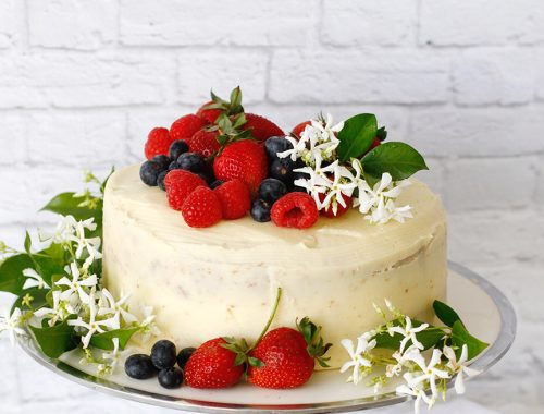 Mascapone Buttercream vanilla cake