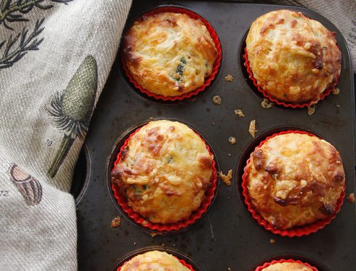 Easiest cheese muffins